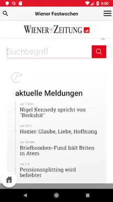 Wiener Zeitung - WZ Mobile android App screenshot 0