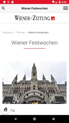 Wiener Zeitung - WZ Mobile android App screenshot 2